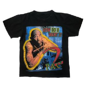 Used】 90s 2PAC HOW DO U WANT IT Tee （表記）なし - VINTAGE TOPS 